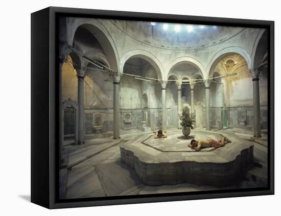 Turkish Bath, Cagaloglu Hamami, Istanbul, Turkey, Europe-Woolfitt Adam-Framed Premier Image Canvas