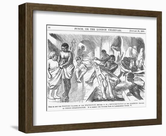 Turkish Bath in Latherington Street, 1866-null-Framed Giclee Print