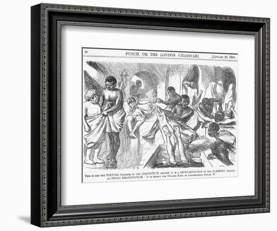 Turkish Bath in Latherington Street, 1866-null-Framed Giclee Print