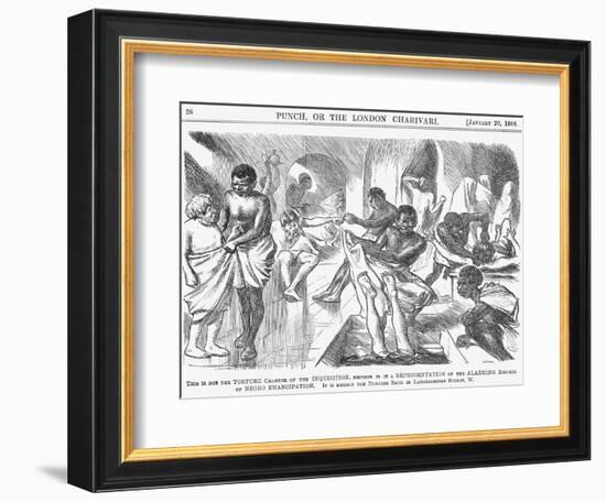 Turkish Bath in Latherington Street, 1866-null-Framed Giclee Print