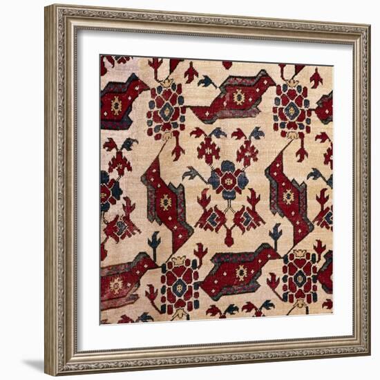 Turkish Bird Rug, 16th century-Unknown-Framed Giclee Print