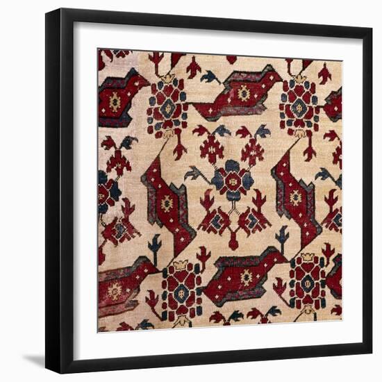 Turkish Bird Rug, 16th century-Unknown-Framed Giclee Print