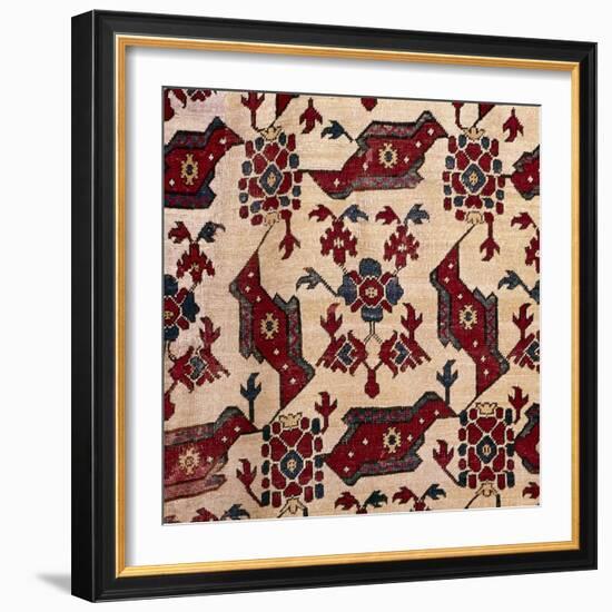 Turkish Bird Rug, 16th century-Unknown-Framed Giclee Print