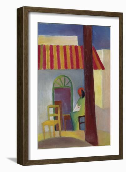 Turkish Cafe I., 1914-Auguste Macke-Framed Giclee Print