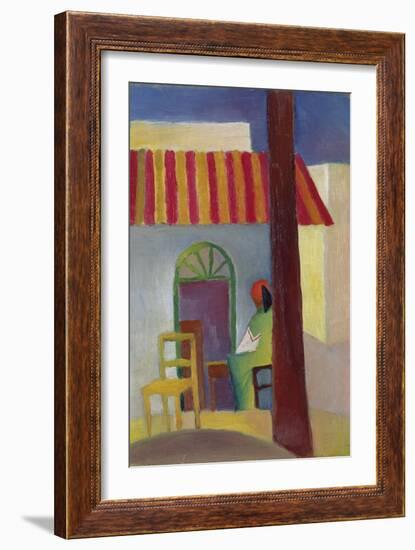 Turkish Cafe I., 1914-Auguste Macke-Framed Giclee Print