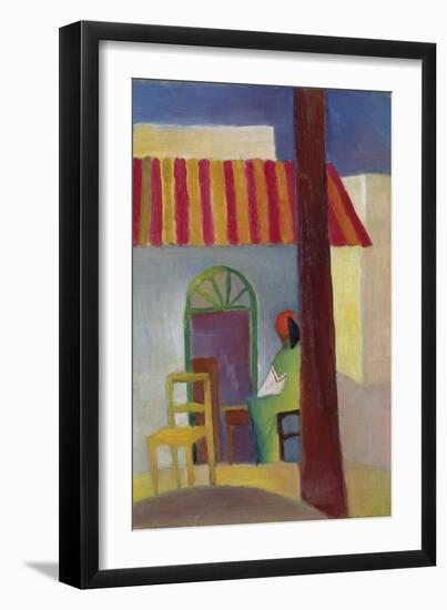 Turkish Cafe I., 1914-Auguste Macke-Framed Giclee Print