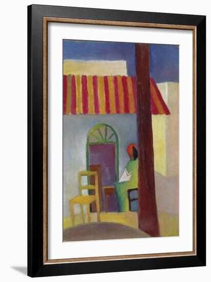 Turkish Cafe I., 1914-Auguste Macke-Framed Giclee Print