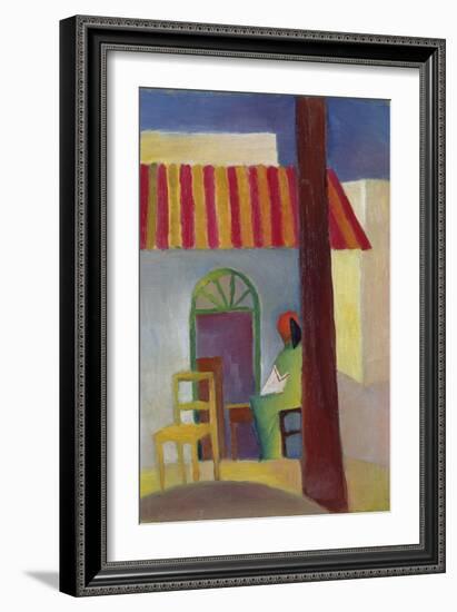 Turkish Cafe I., 1914-Auguste Macke-Framed Giclee Print