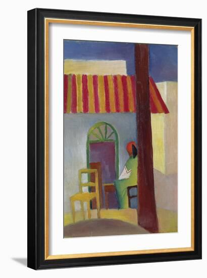 Turkish Cafe I., 1914-Auguste Macke-Framed Giclee Print