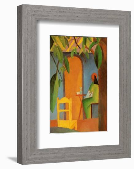 Turkish Café II-Auguste Macke-Framed Art Print