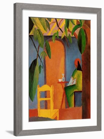 Turkish Café II-Auguste Macke-Framed Art Print