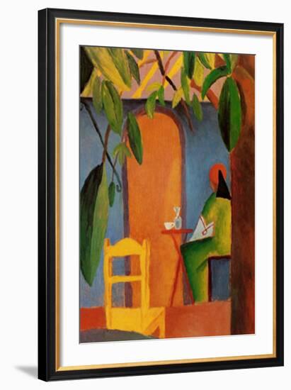 Turkish Café II-Auguste Macke-Framed Art Print