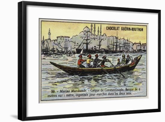 Turkish Caique, Constantinople-null-Framed Giclee Print