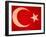 Turkish Flag, North Aegean, Izmir, Turkey-Walter Bibikow-Framed Photographic Print