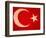 Turkish Flag, North Aegean, Izmir, Turkey-Walter Bibikow-Framed Photographic Print