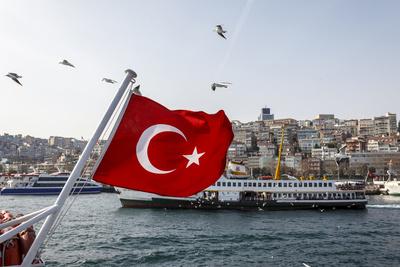 Istanbul Turkiye Bayrak 27 05 2017 Turkiye Fotograf Istanbul