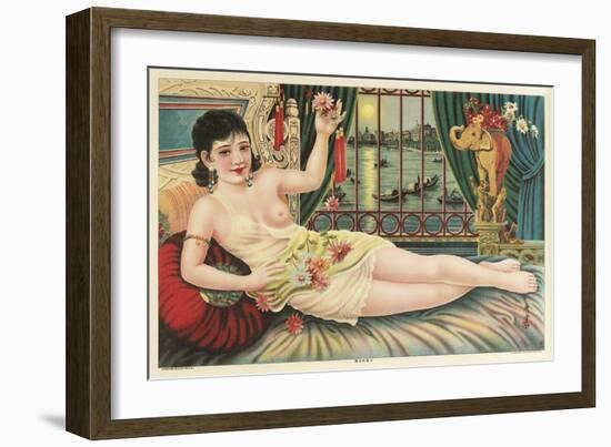 Turkish Harem Girl-null-Framed Art Print