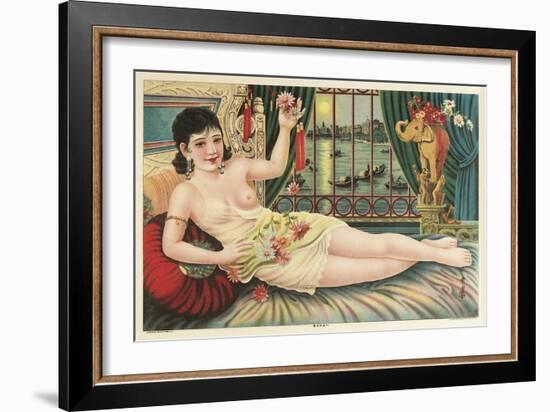 Turkish Harem Girl-null-Framed Art Print