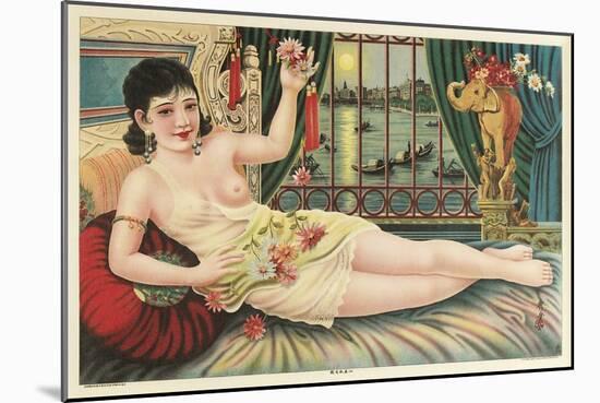 Turkish Harem Girl-null-Mounted Art Print