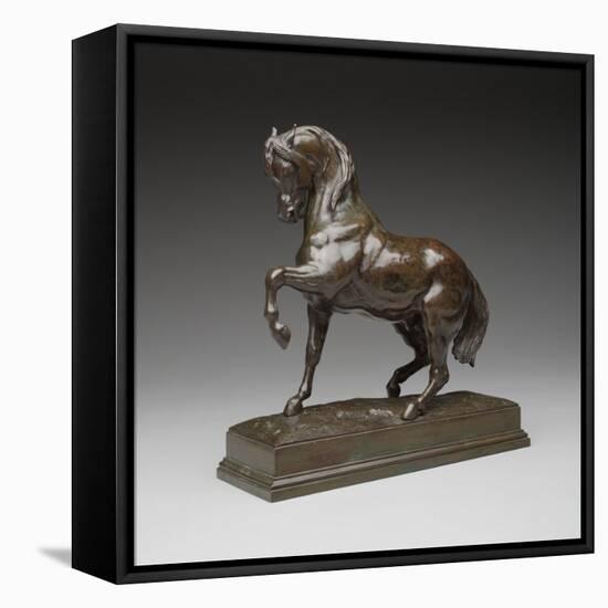 Turkish Horse, C.1838 (Bronze)-Antoine Louis Barye-Framed Premier Image Canvas