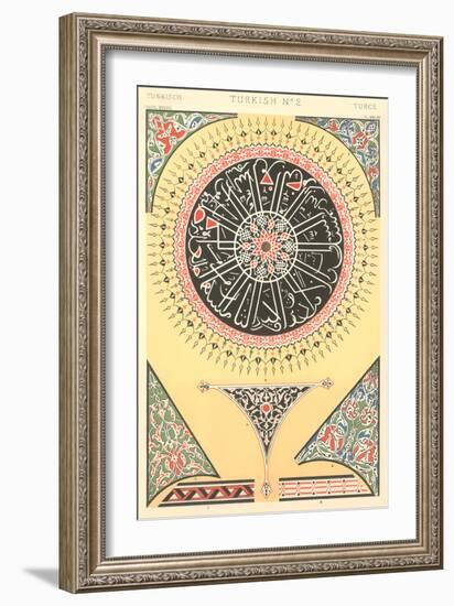 Turkish Mandala-null-Framed Art Print