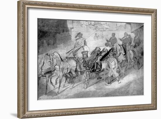 Turkish Officials-Constantin Guys-Framed Giclee Print