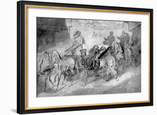 Turkish Officials-Constantin Guys-Framed Giclee Print