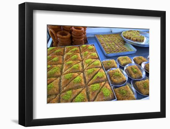 Turkish Pastries, Lefkosa (Nicosia), North Cyprus, Cyprus, Europe-Neil Farrin-Framed Photographic Print