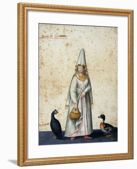 Turkish Peasant-Jacopo Ligozzi-Framed Giclee Print