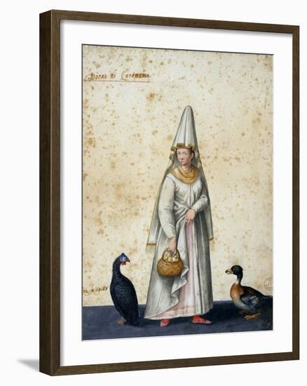 Turkish Peasant-Jacopo Ligozzi-Framed Giclee Print