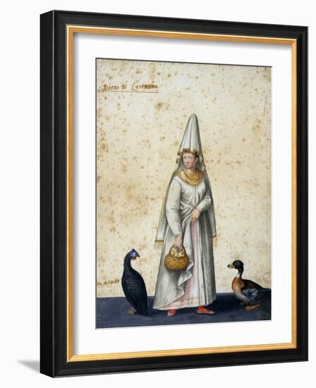 Turkish Peasant-Jacopo Ligozzi-Framed Giclee Print