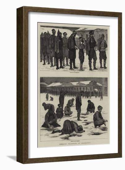 Turkish Prisoners at Bucharest-Joseph Nash-Framed Giclee Print