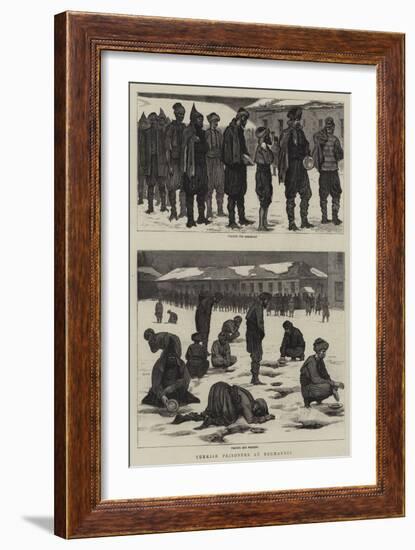Turkish Prisoners at Bucharest-Joseph Nash-Framed Giclee Print