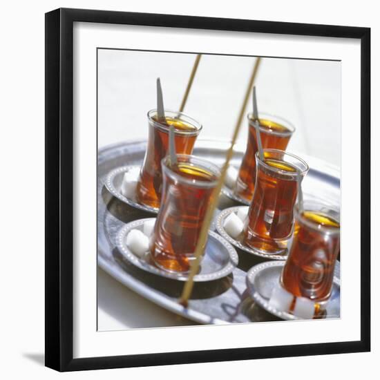 Turkish Tea, Turkey, Europe, Eurasia-John Miller-Framed Photographic Print