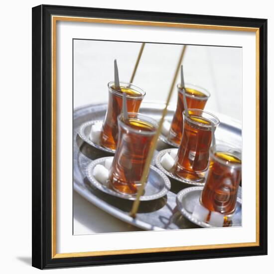 Turkish Tea, Turkey, Europe, Eurasia-John Miller-Framed Photographic Print