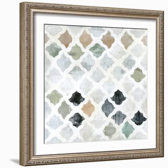 Turkish Tile II-Jodi Fuchs-Framed Art Print