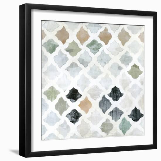 Turkish Tile II-Jodi Fuchs-Framed Art Print