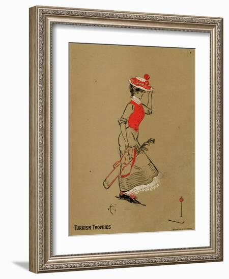 Turkish Trophies by Stan,  S. Anargyros Tobacco Co. National Museum of American History-null-Framed Art Print