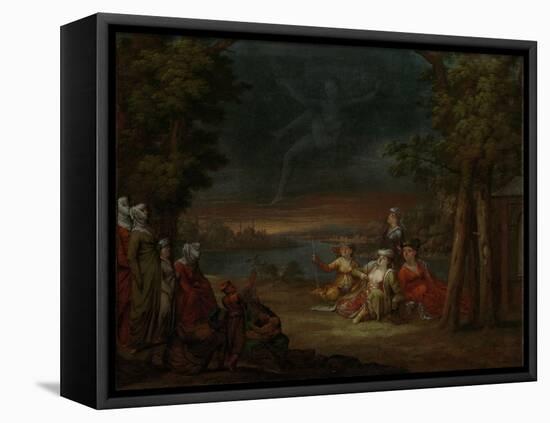 Turkish Women in the Countryside Near Istanbul-Jean Baptiste Vanmour-Framed Stretched Canvas