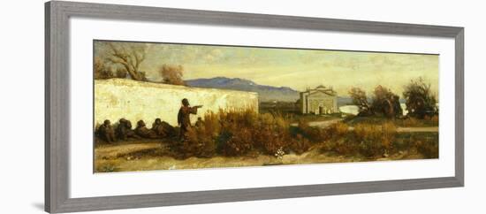 Turks Near a Temple-Nino Costa-Framed Giclee Print