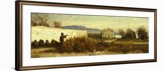 Turks Near a Temple-Nino Costa-Framed Giclee Print