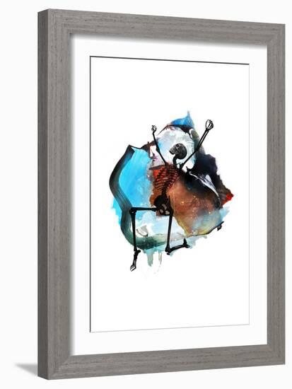 Turn Down for What-Alex Cherry-Framed Premium Giclee Print