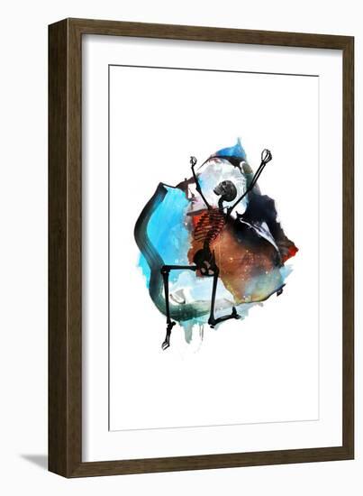 Turn Down for What-Alex Cherry-Framed Premium Giclee Print