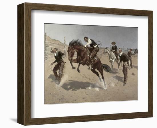 Turn Him Loose Bill-Frederic Sackrider Remington-Framed Giclee Print