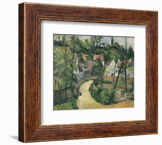 Turn in the Road, c.1881-Paul Cézanne-Framed Art Print