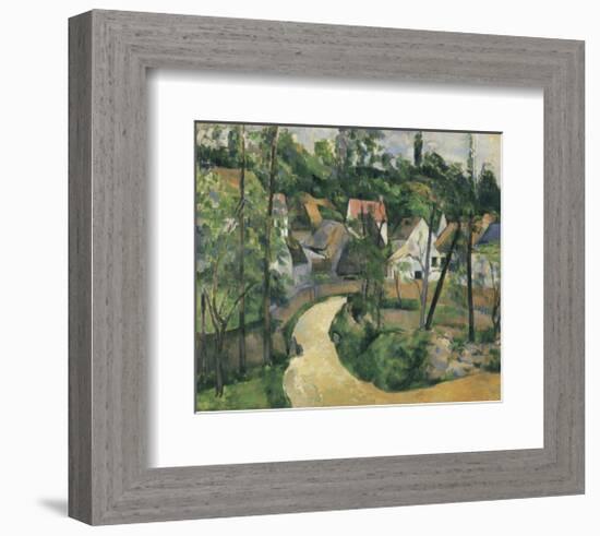 Turn in the Road, c.1881-Paul Cézanne-Framed Art Print