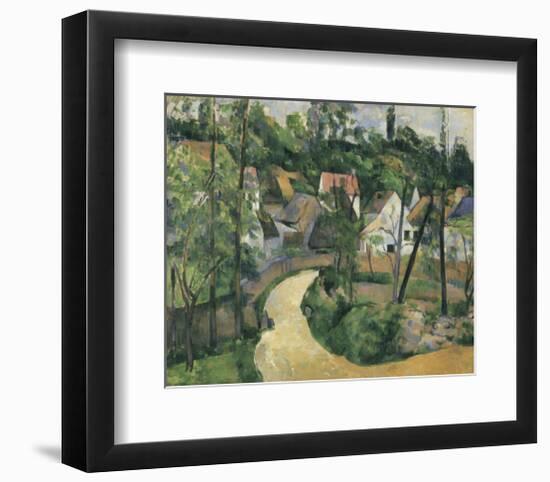 Turn in the Road, c.1881-Paul Cézanne-Framed Art Print