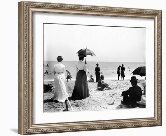 Turn of the Century Palm Beach-Science Source-Framed Giclee Print