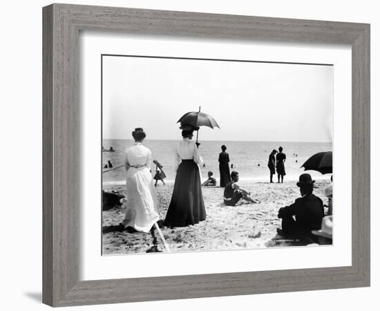 Turn of the Century Palm Beach-Science Source-Framed Giclee Print