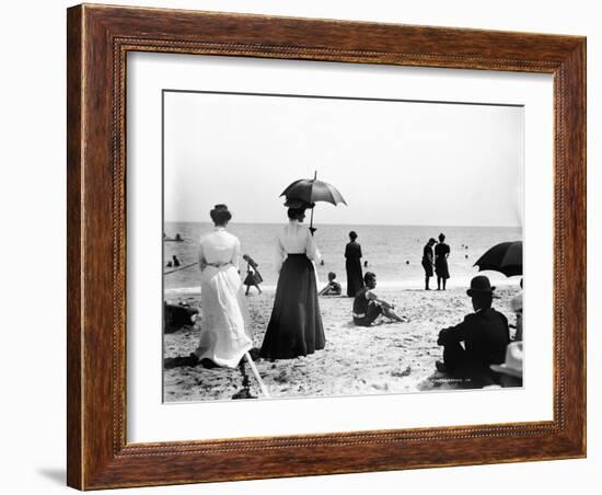 Turn of the Century Palm Beach-Science Source-Framed Giclee Print